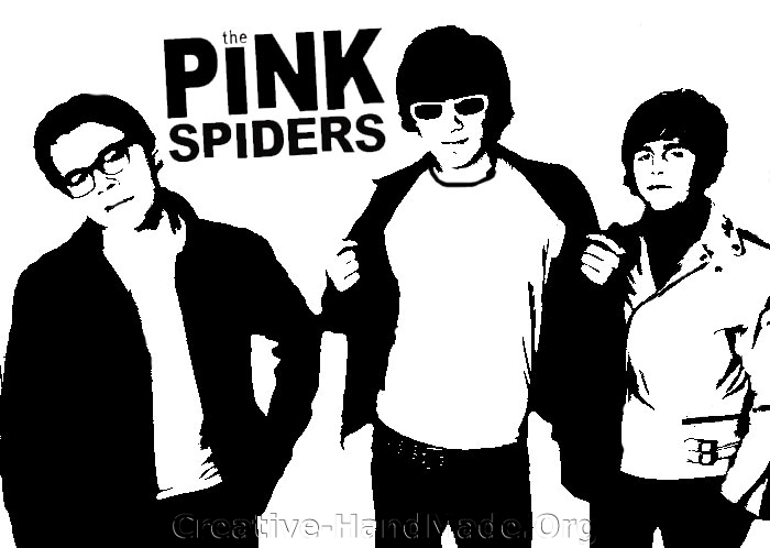 pink spiders